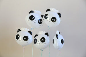 5pk Panda Foil Balloon Holiday Party Decoration Christmas Birthday Halloween