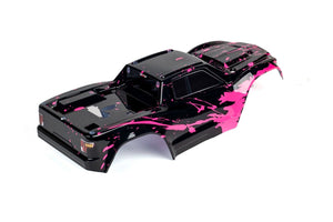 Custom Body Muddy Hot Pink for V1 Traxxas Maxx 1/10 4X4 4WD Truck Shell Cover