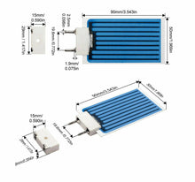 Load image into Gallery viewer, 2x Pack 3500 Mg/h Ozone Plate with Detachable Mounting Base Forever 7000Mg/h
