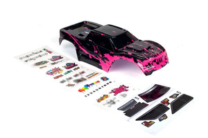 Custom Body Muddy Hot Pink for V1 Traxxas Maxx 1/10 4X4 4WD Truck Shell Cover