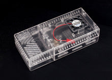 Load image into Gallery viewer, Clear Case with Fan for Stratux ADS-B Kit Matte Finish Tool Free Assembly
