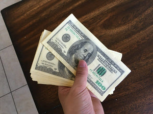 10 Count 100 Hundred US Dollar Bill Napkin 1:1 Size Prank Fun Party Novelty Gift