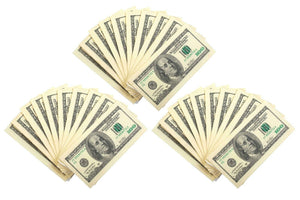 30 Count 100 Hundred US Dollar Bill Napkin 1:1 Size Prank Fun Party Novelty Gift