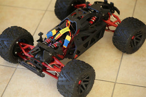 Full Set of Aluminum Suspension Arms Set Red for ARRMA Nero Big Rock BLX 6S