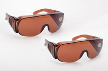 Load image into Gallery viewer, 2pk Fit Over Wrap Around Driver Pilot Aviation Sun Glasses Protective Lens Dark
