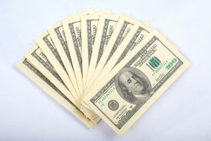 10 Count 100 Hundred US Dollar Bill Napkin 1:1 Size Prank Fun Party Novelty Gift