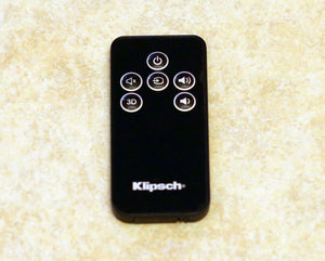 Klipsch OEM Remote Control for Klipsch R-10B ICON SB 1 SB 3 Speakers R 10B