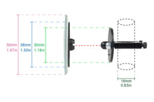 Load image into Gallery viewer, Frame Mounted Fuel Mirror for PPG Paramotor Powered Paraglider Retractable
