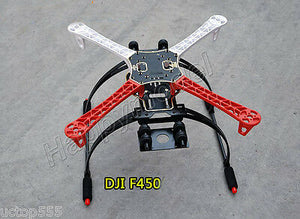 FPV Anti Vibration Multifunction Landing Skid Kit F450 F550 Quad Hexa copter USA