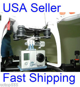 GoPro Hero 2 3 4 Anti Vibration Plate W/ Rubber Balls for DJI Phantom 1 2 3 Car