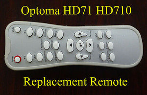 Optoma HD 71 / HD 710 / BR 3040B Projector Replacement Remote Control