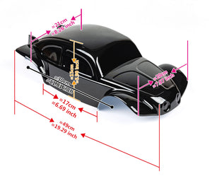 Clear Car Truck Body Shell for E-Revo Thunder Tiger HPI Savage Flux ARRMA Nero